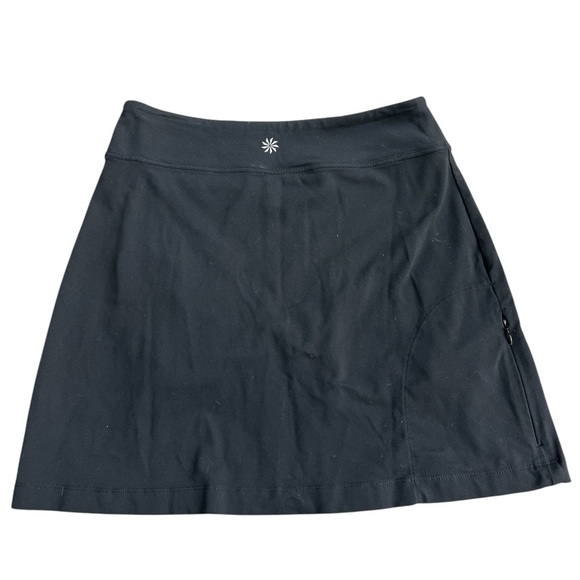 ATHLETA Excursion Hybrid Black Skort Built In Shorts Golf Tennis Pickleball - Picture 3 of 9